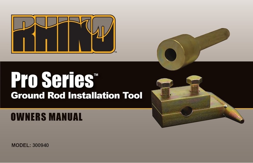 RHINO Pro Series User manual