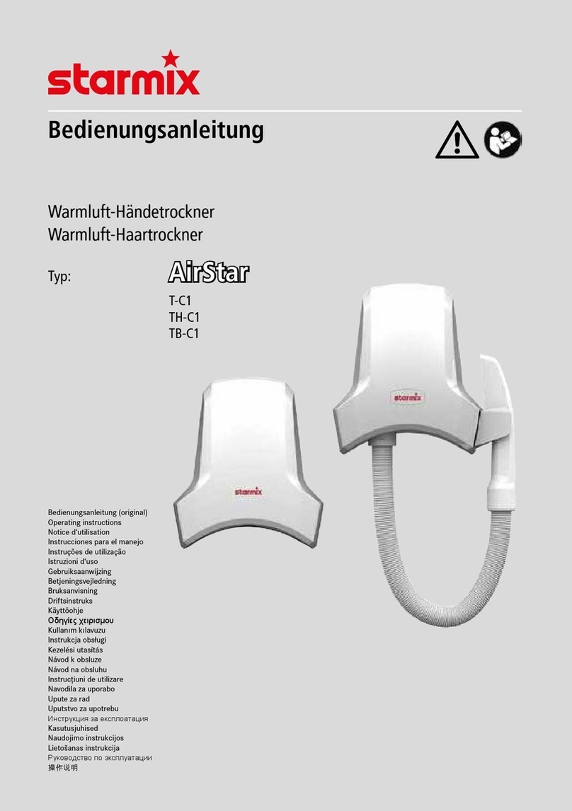 Starmix AirStar T-C1 operating instructions