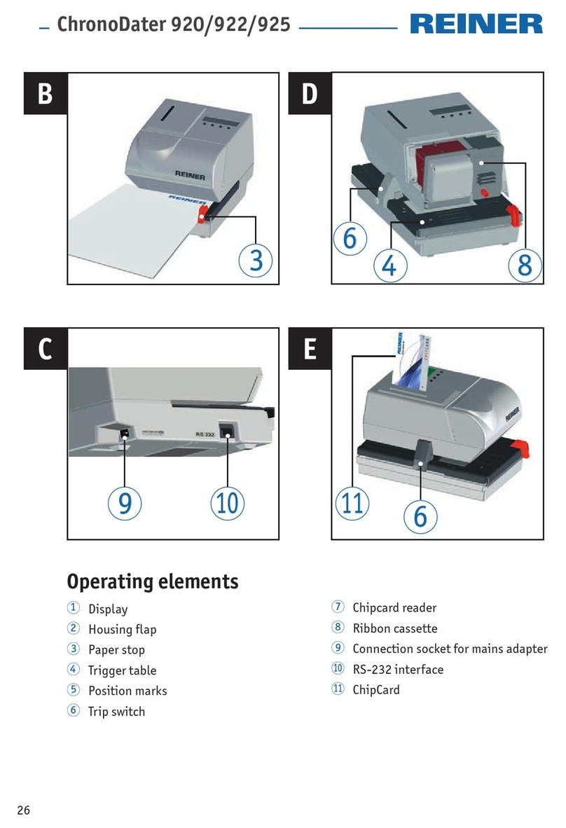 Reiner ChronoDater 920 user manual