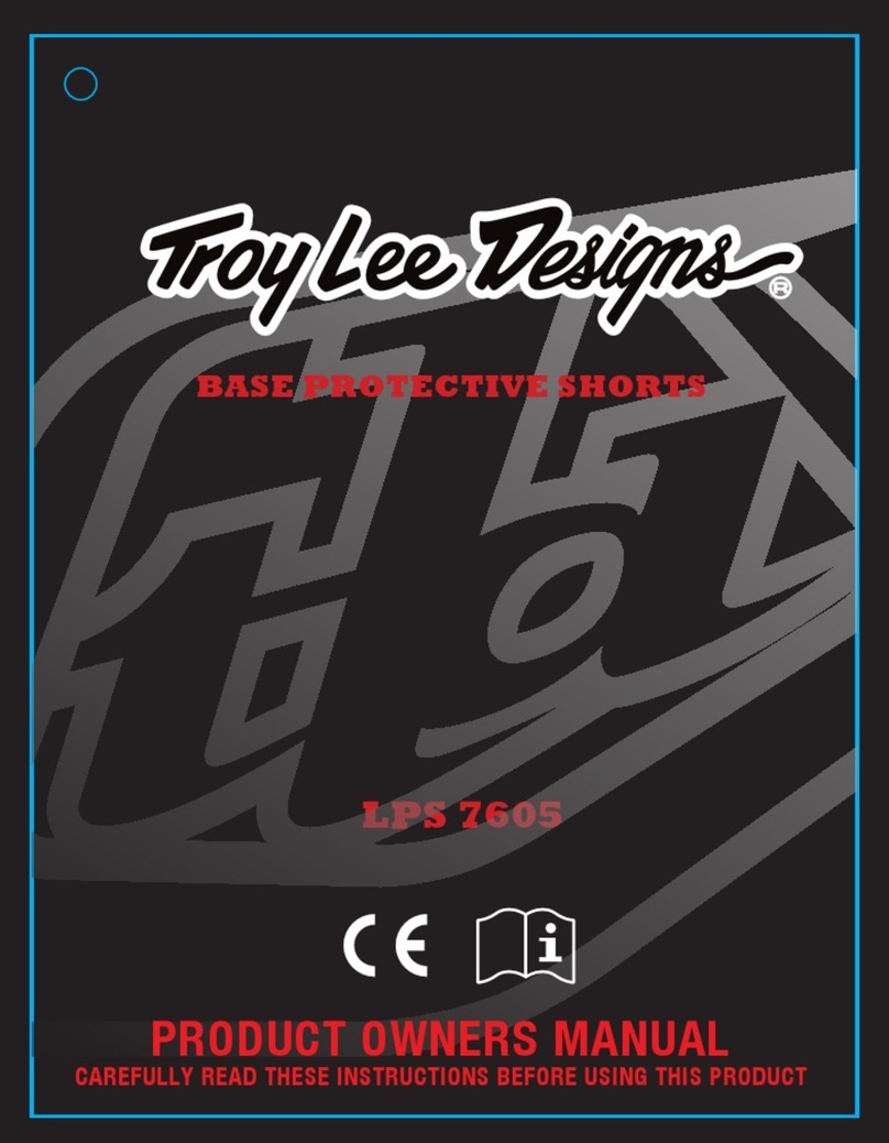 Troy Lee Designs LPS 7605 Product owners manual