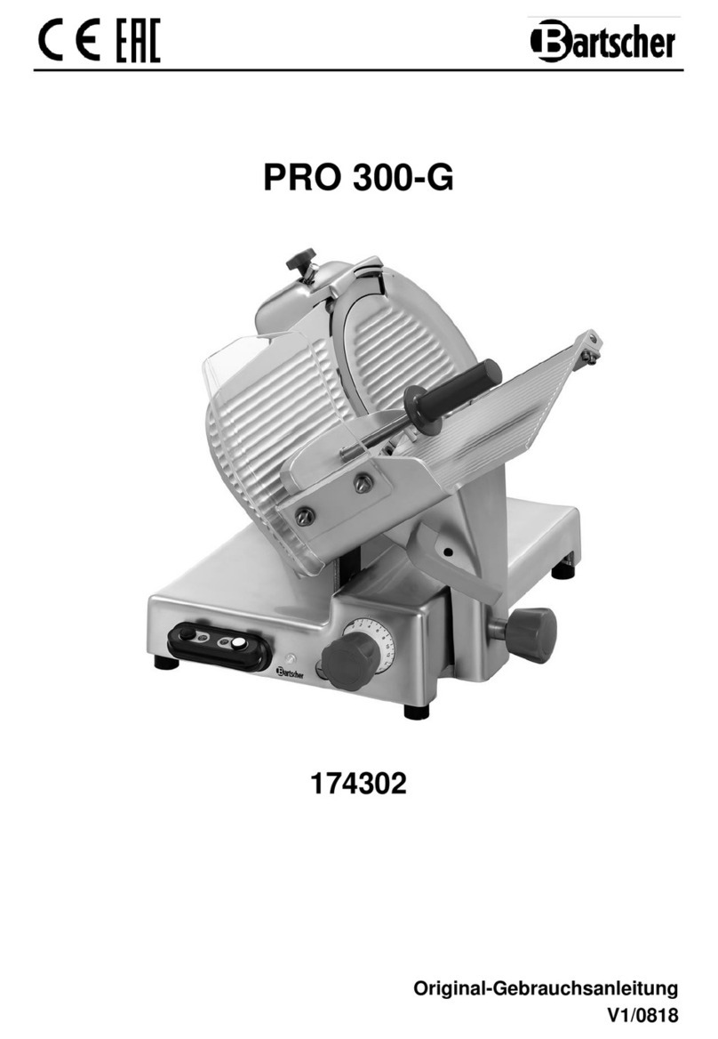 Bartscher PRO 300-G User manual