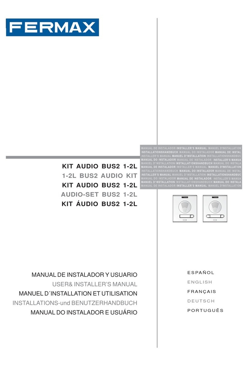 Fermax 1-2L Bus2 Audio Kit Instruction Manual
