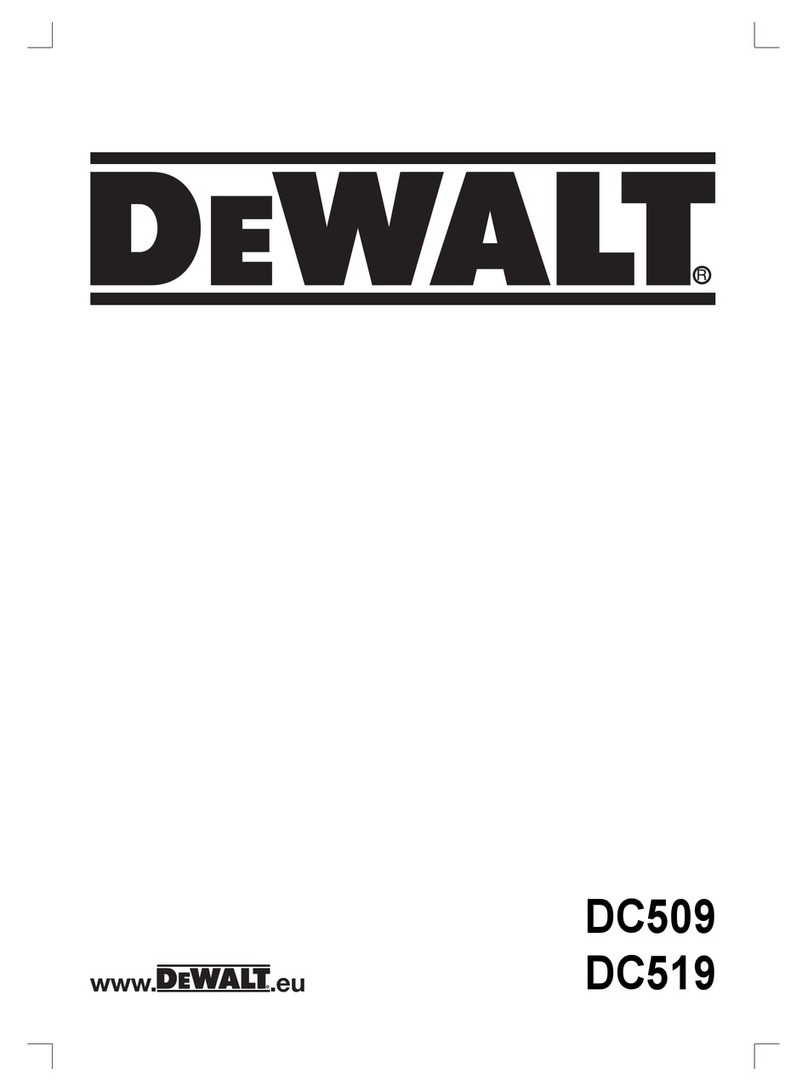 DeWalt DC509 manual