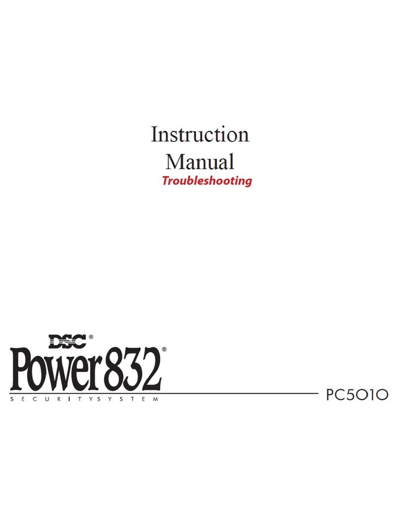 DSC Power 832 PC5010 User manual