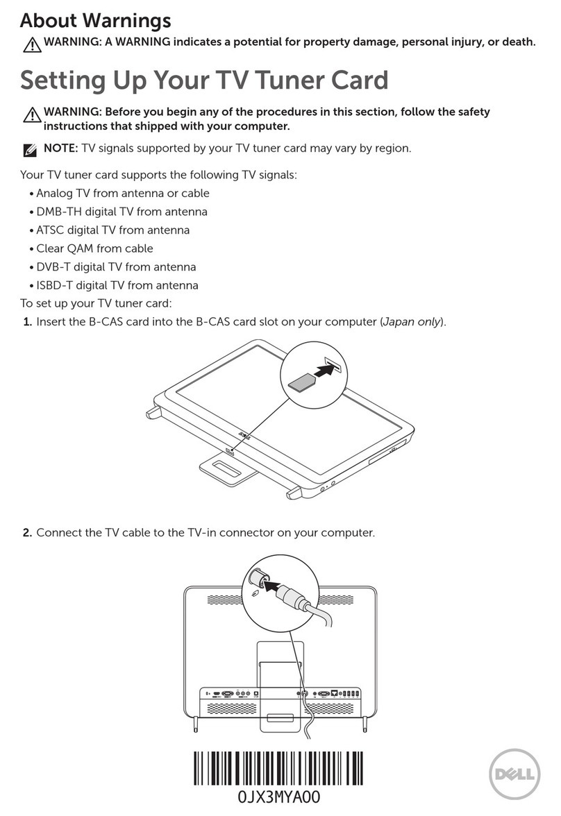Dell Inspiron One 2320 manual