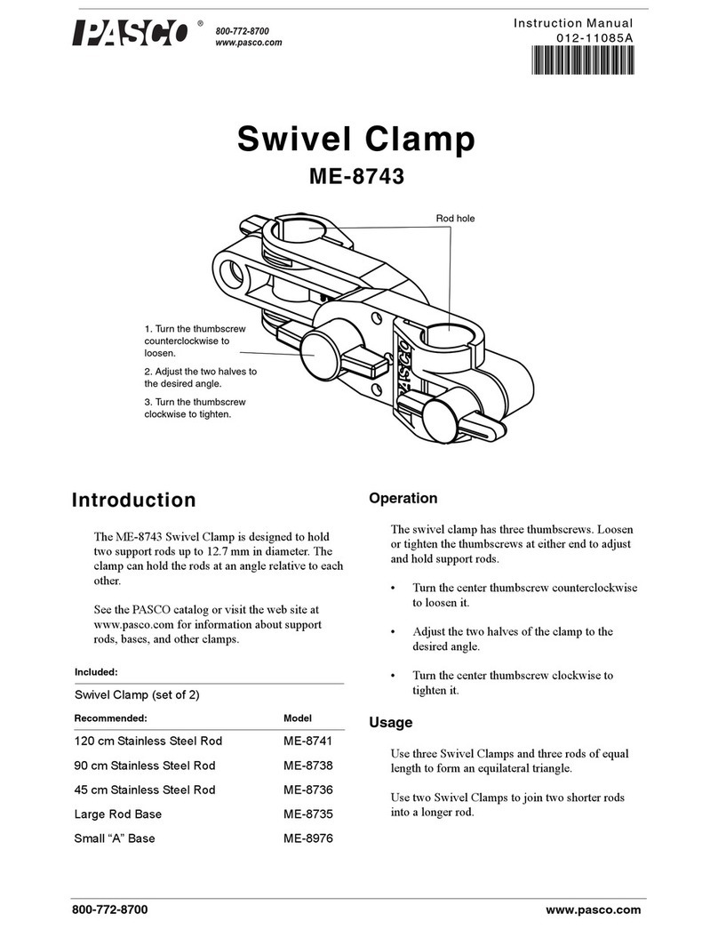 PASCO ME-8743 instruction manual