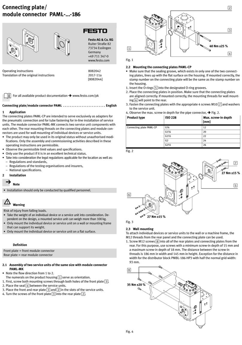 Festo PAML-CP Series User manual Festo PAML-CP Series User manual