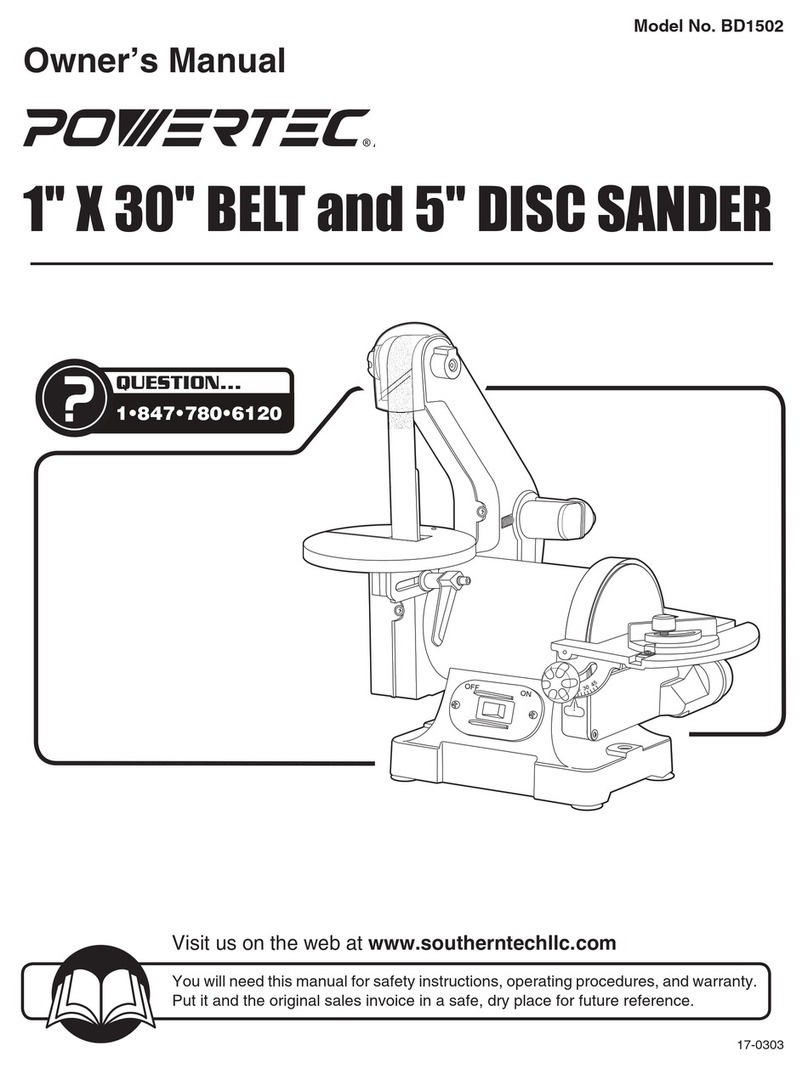 Power Tec BD1502 User manual