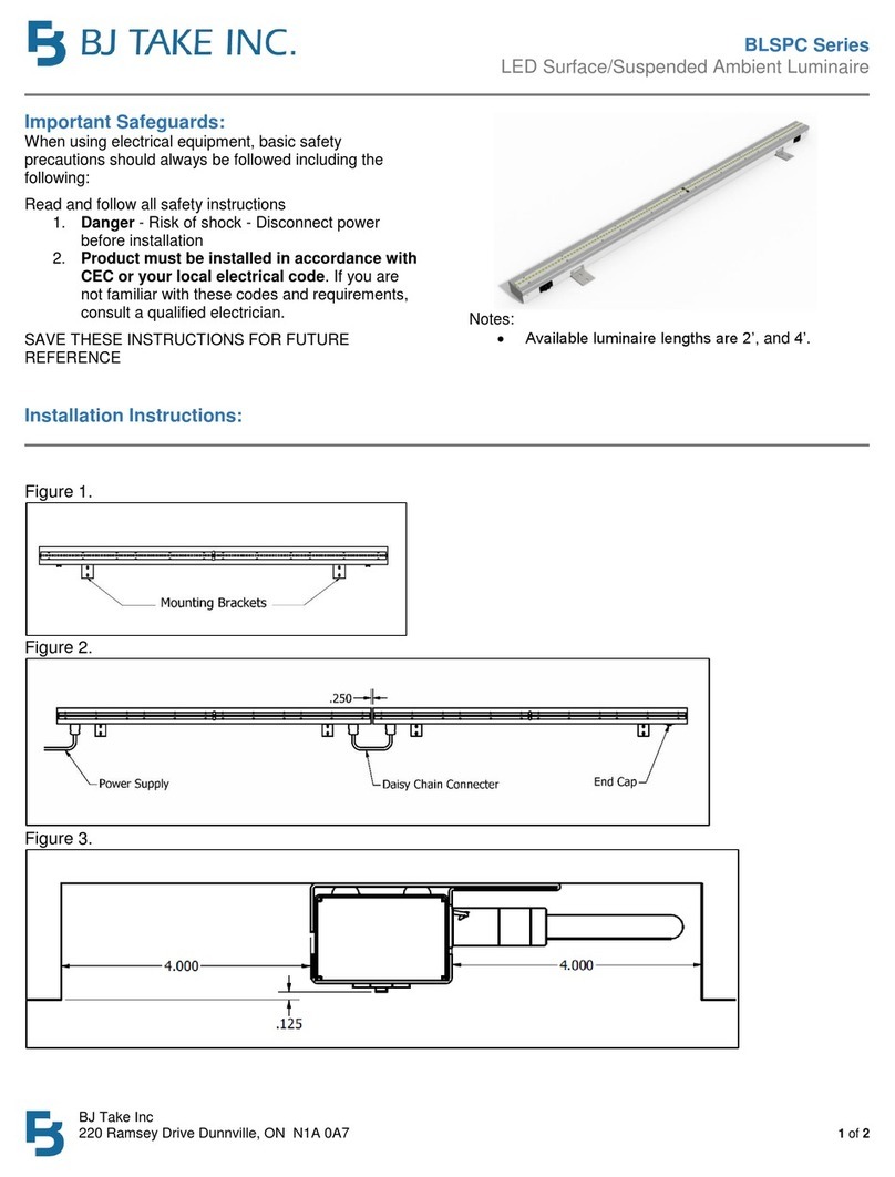 BJ TAKE BLSPC Series User manual