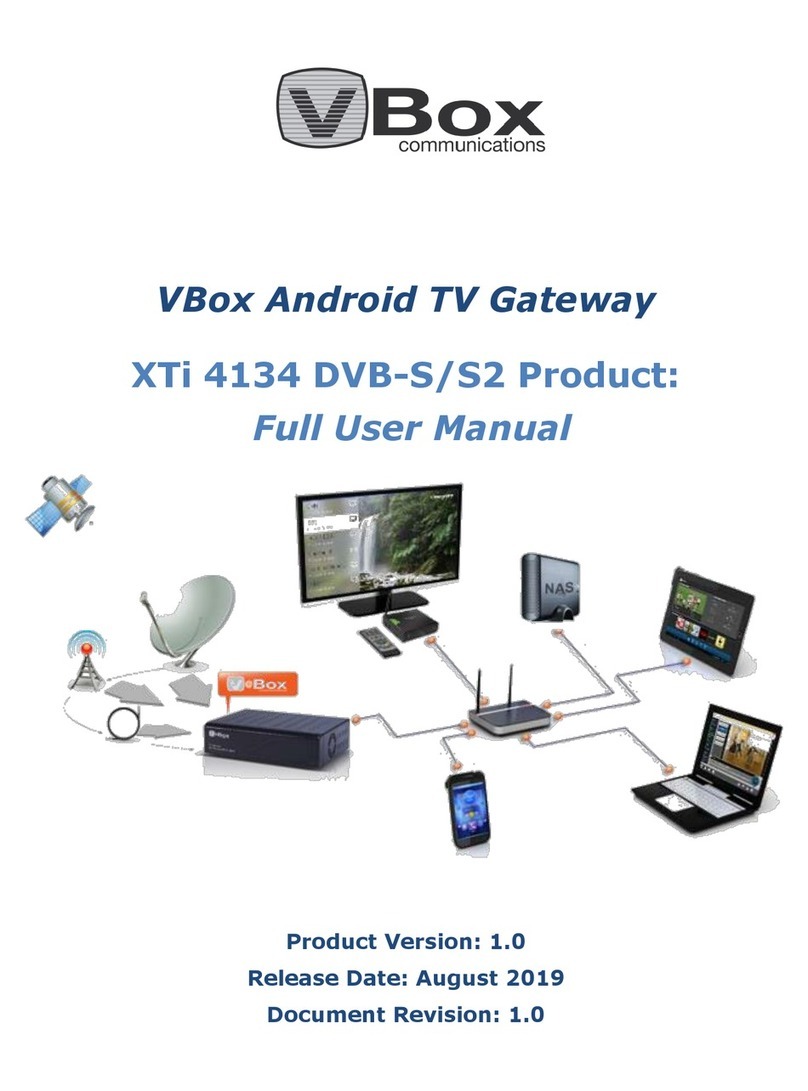 Vbox Communications XTi 4134 DVB-S Full user manual Vbox Communications XTi 4134 DVB-S Full user manual