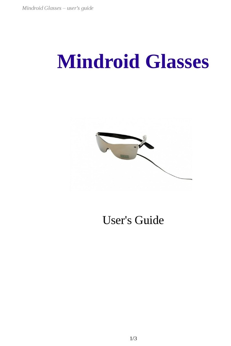 Happy Electronics Mindroid Glasses User manual