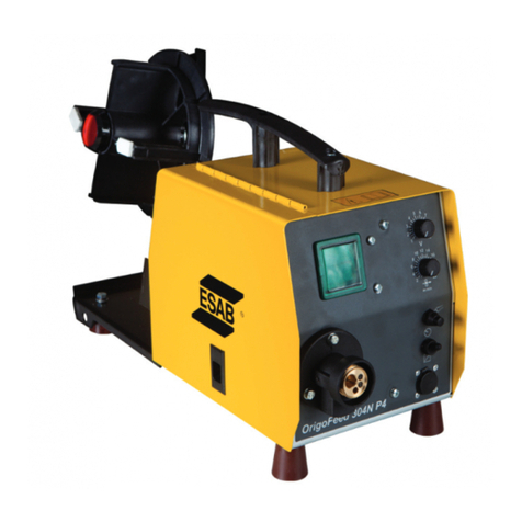 ESAB Origo Feed 304N P4 User manual