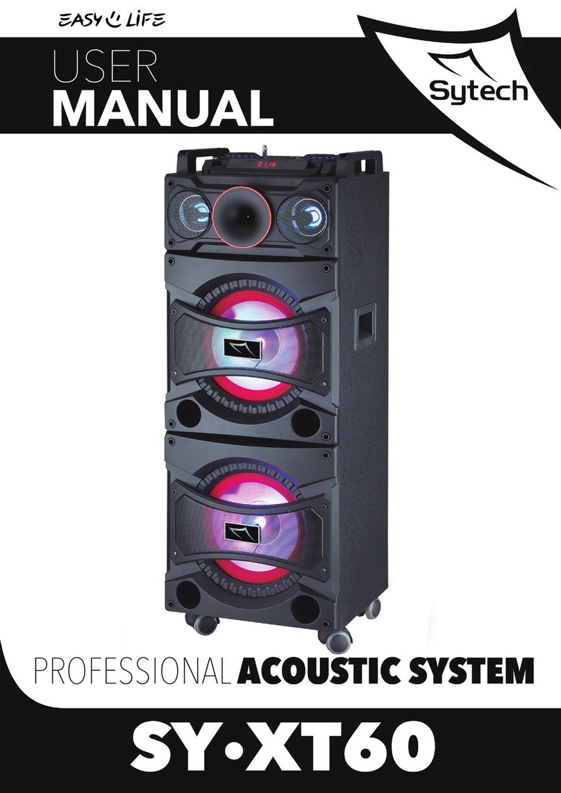 Sytech XtremeBass SY-XT60 User manual