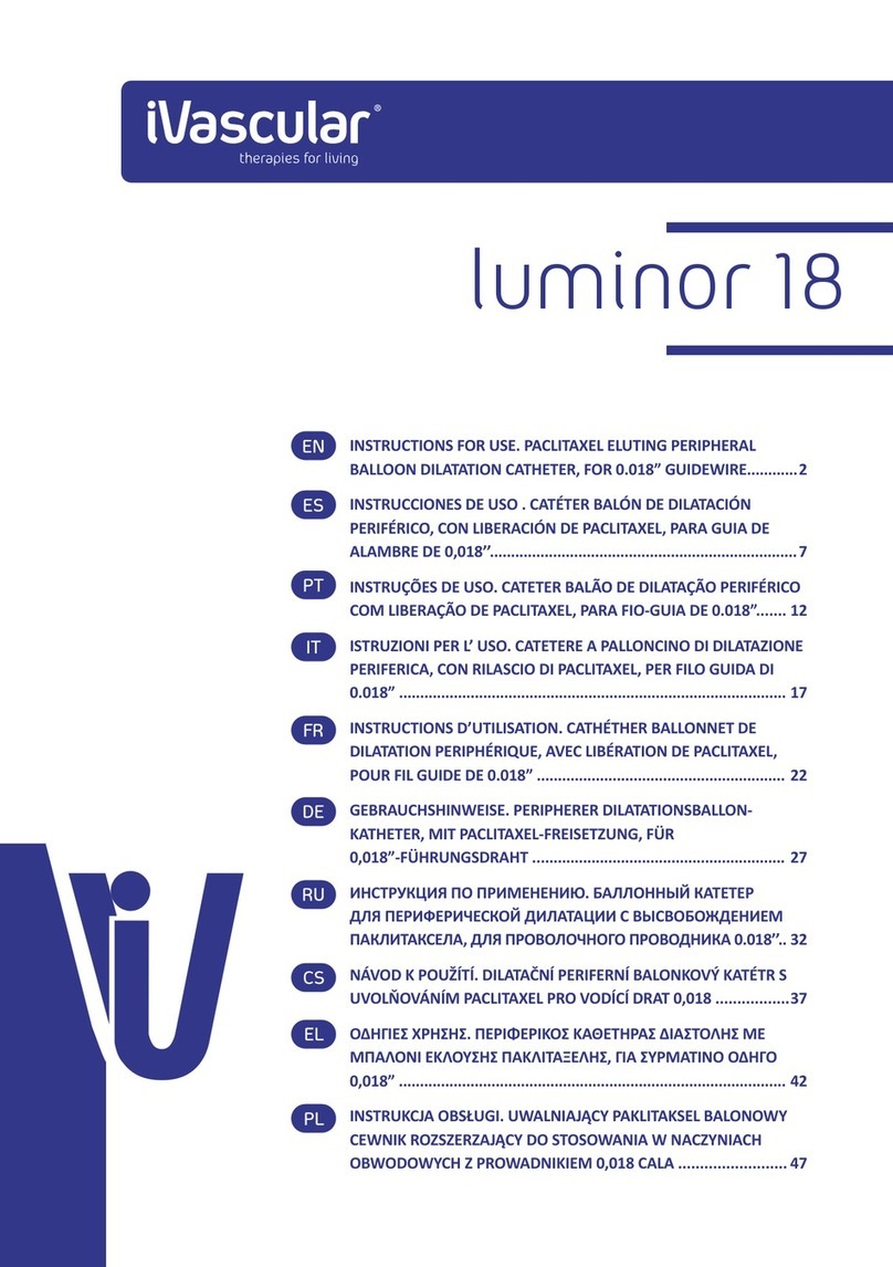 ivascular luminor 18 Instructions for use