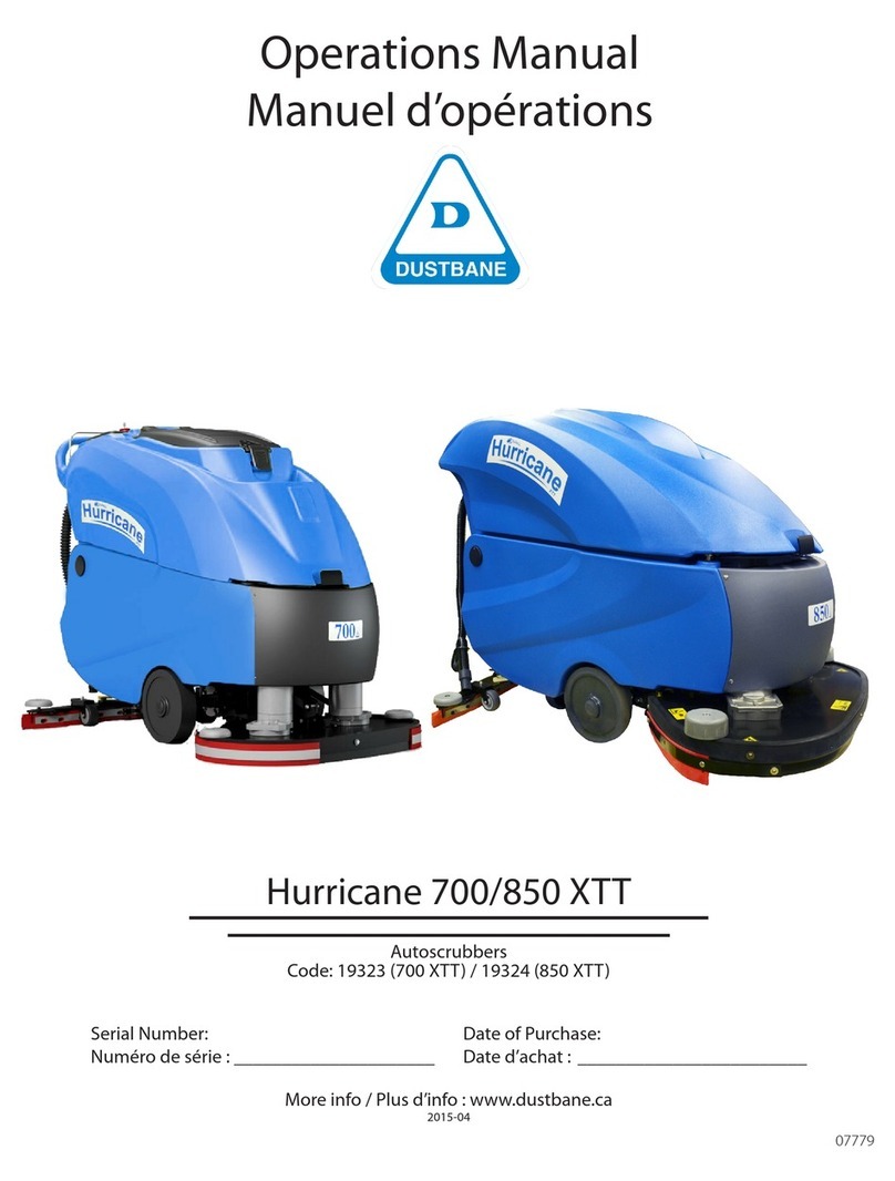 Dustbane Hurricane 700 User manual