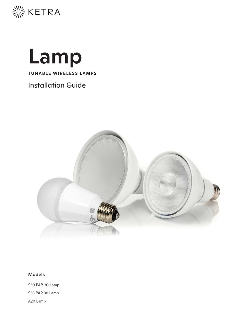 Ketra S30 PAR 30 Lamp installation guide