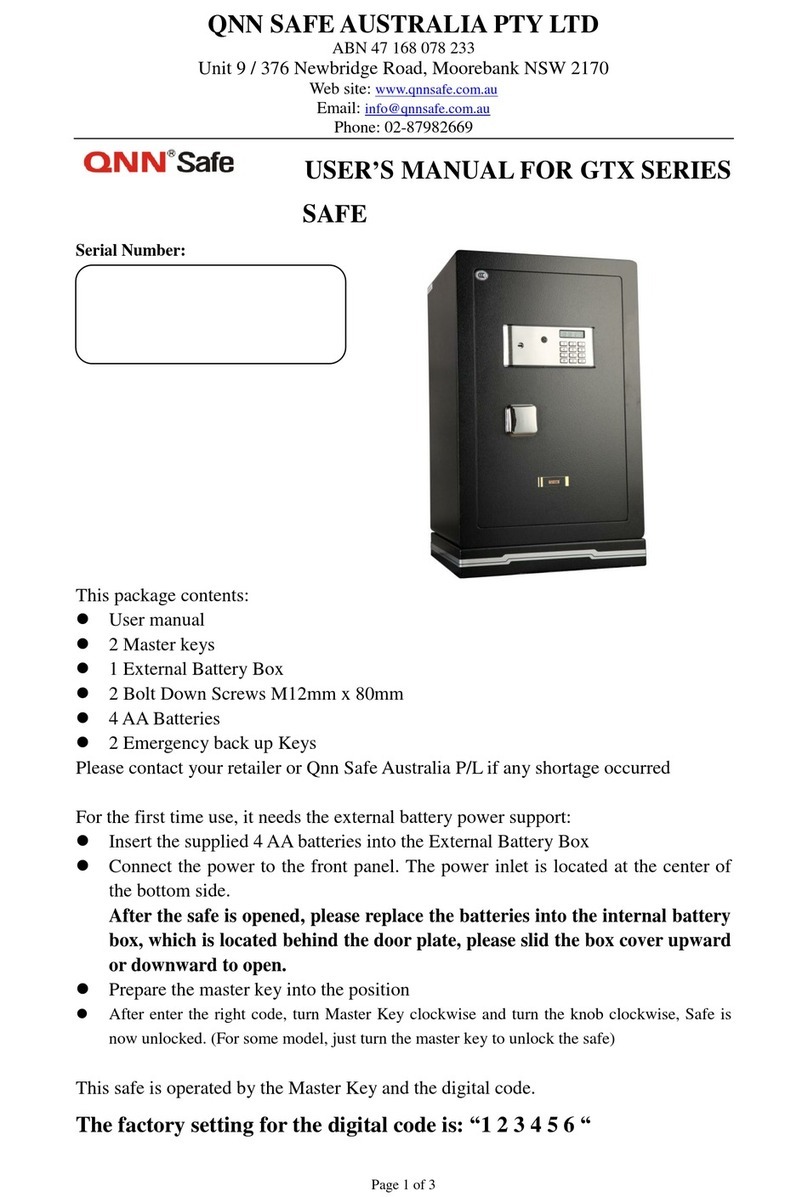 QNN Safe GTX Series user manual