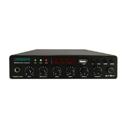 DSPPA MP9312U User manual DSPPA MP9312U User manual