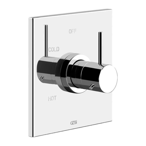 Gessi 29673 User manual