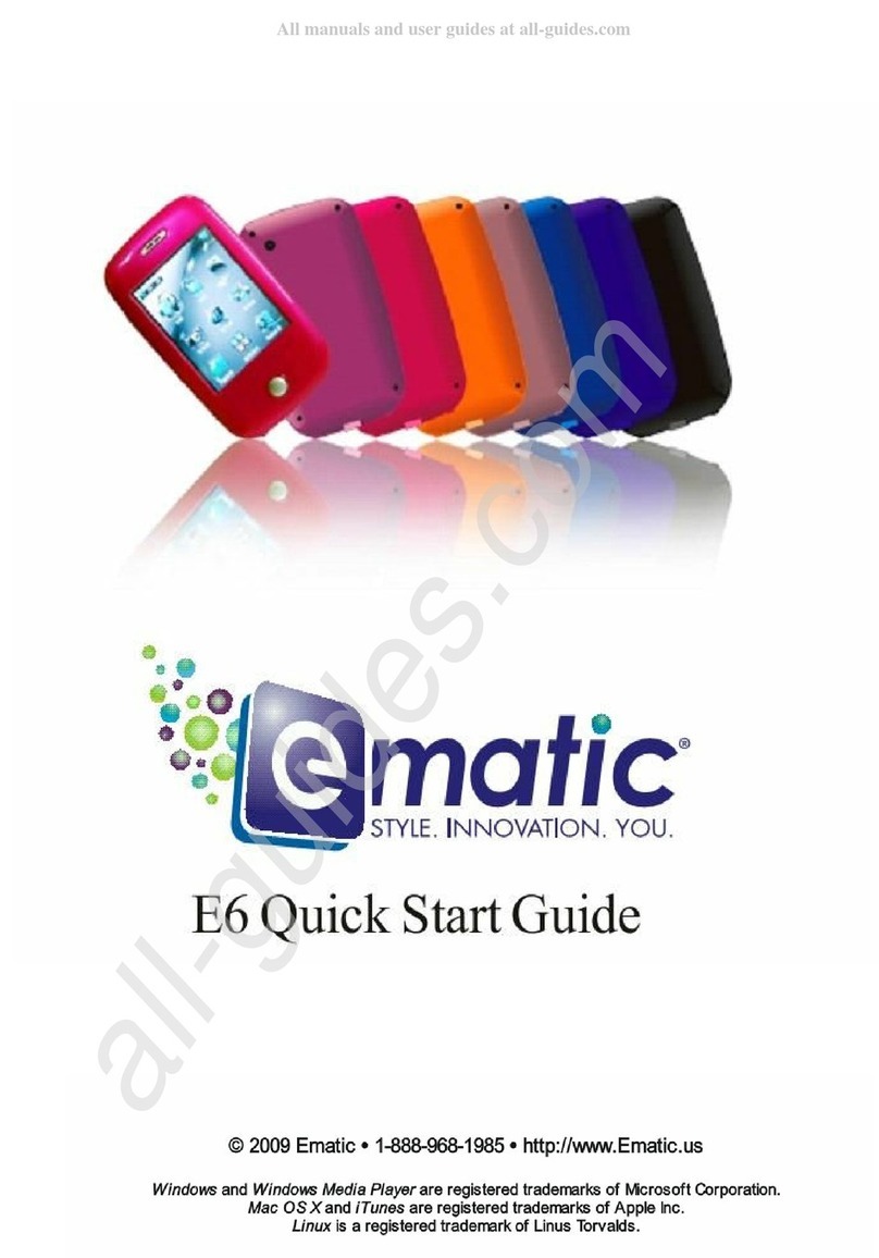 E-matic E6 Series quick start guide