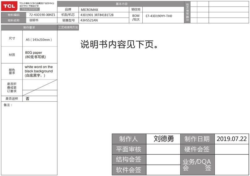 ACONATIC 43HS521AN User manual