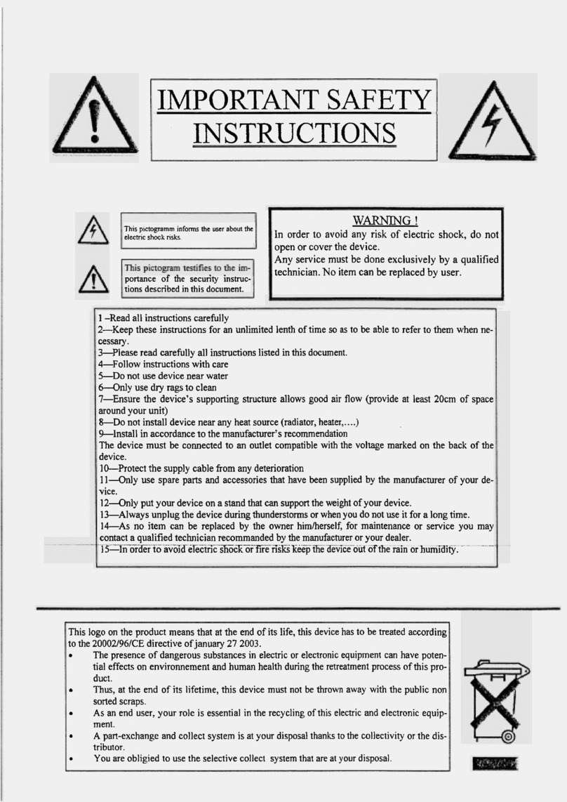 Jadis I-35 owner's manual