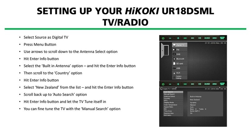 HIKOKI UR18DSML manual
