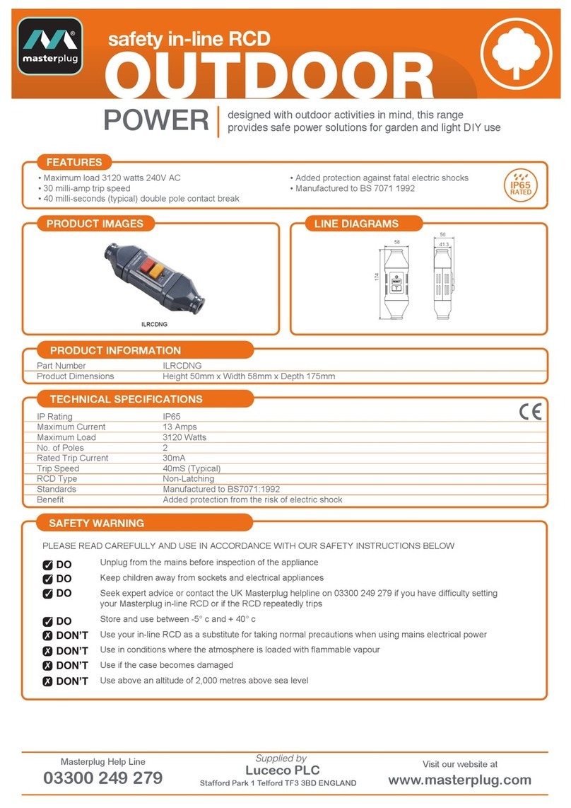 Masterplug ILRCDNG manual