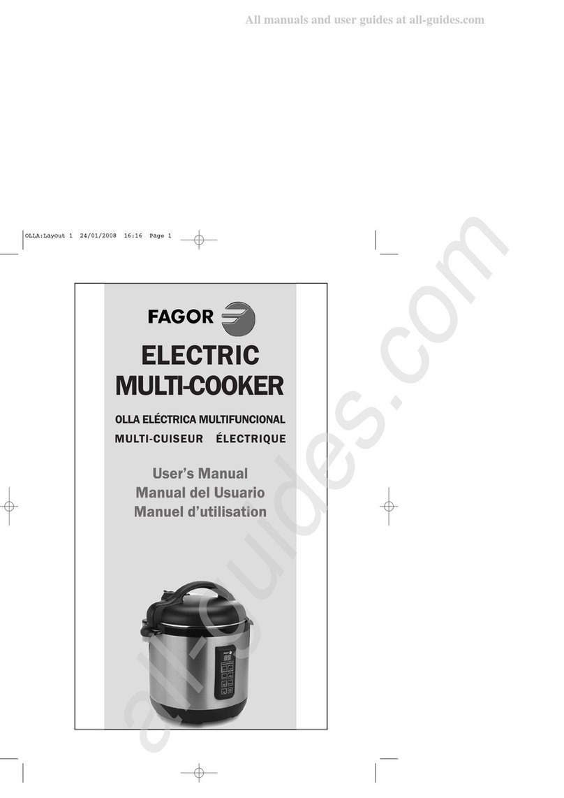 Fagor 670040230 User manual