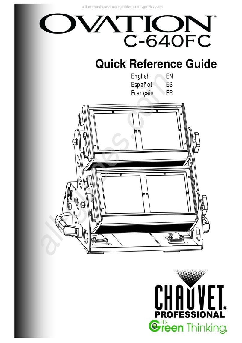 Chauvet Professional OVATION C-640FC Quick reference guide
