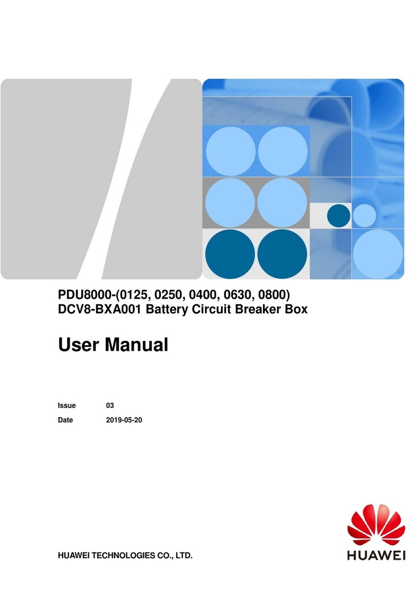 Huawei PDU8000-0125DCV8-BXA001 user manual