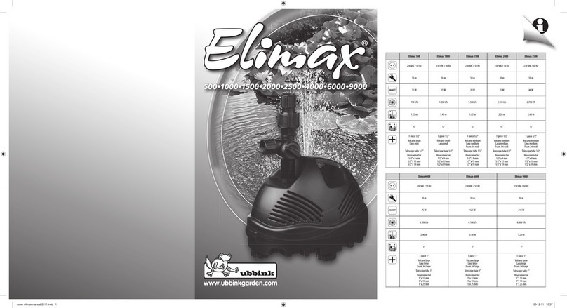 ubbink Elimax Series manual