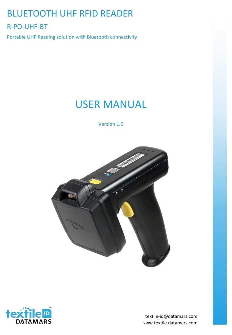 Datamars Textile ID R-PO-UHF-BT user manual