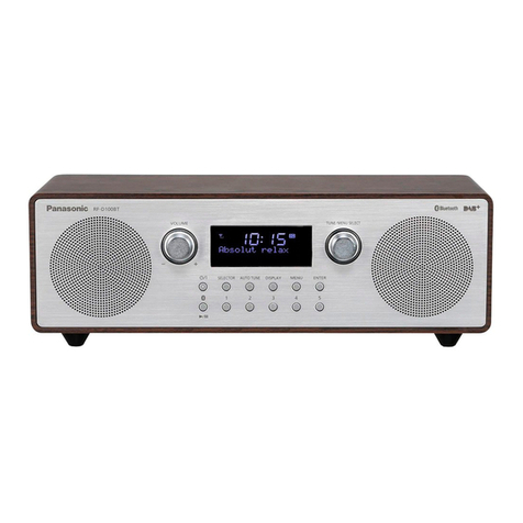 Panasonic RF-D100BT User manual Panasonic RF-D100BT User manual