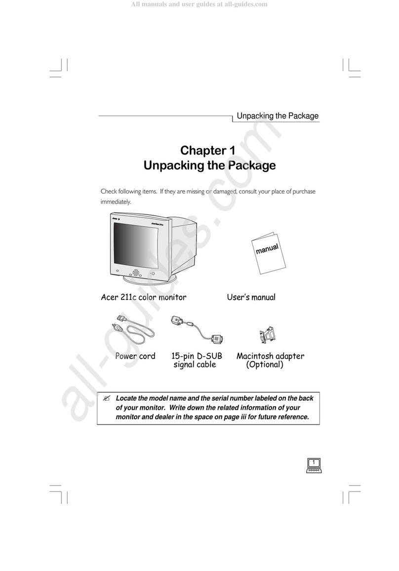 Acer 211c User manual