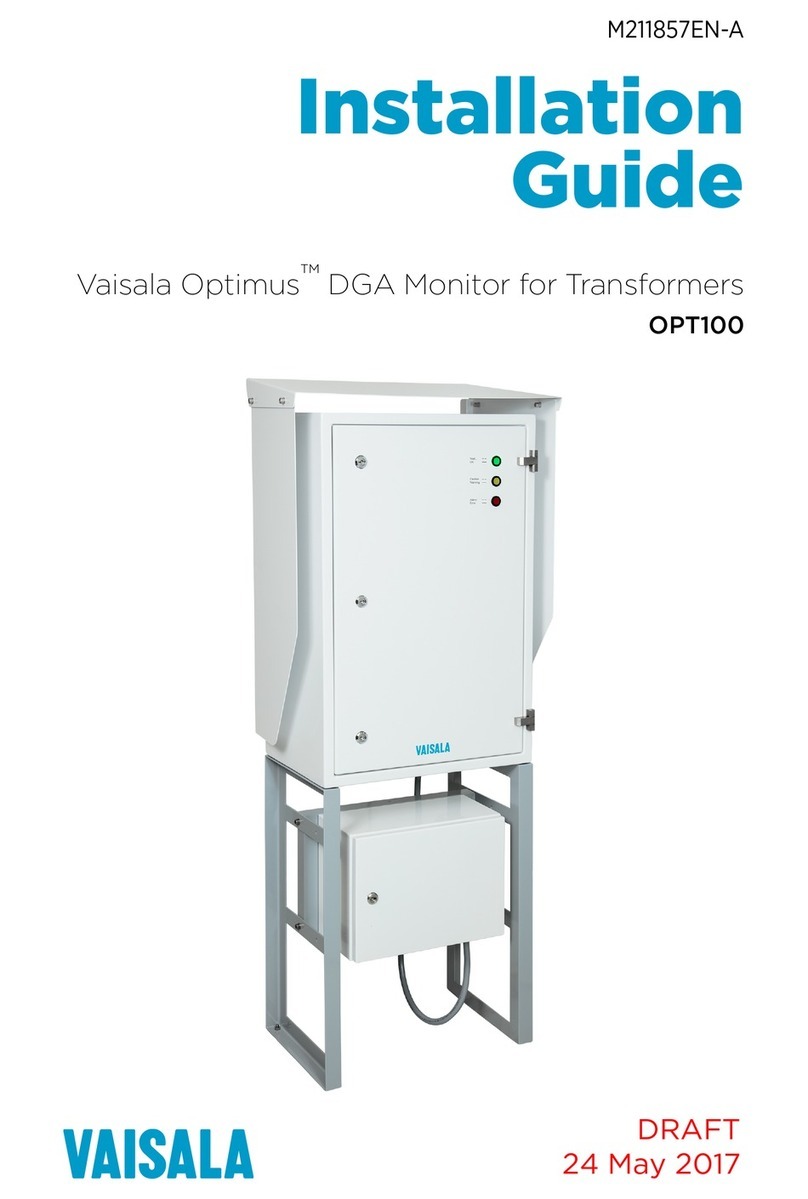 Vaisala Optimus OPT100 installation guide Vaisala Optimus OPT100 installation guide