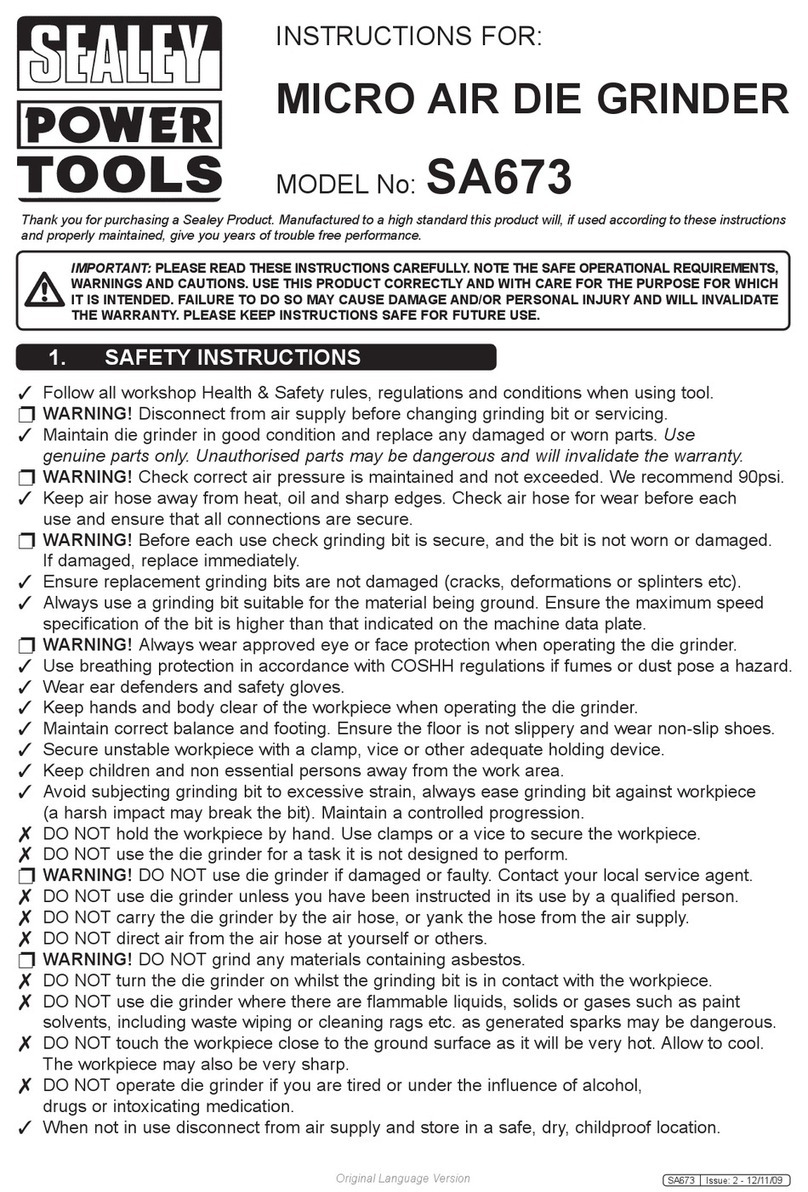 Sealey SA673 User manual