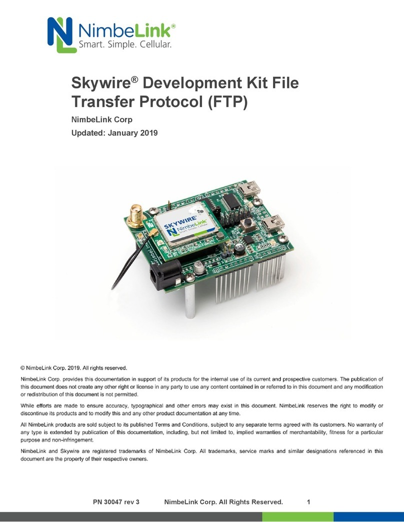 NimbeLink Skywire Series User manual