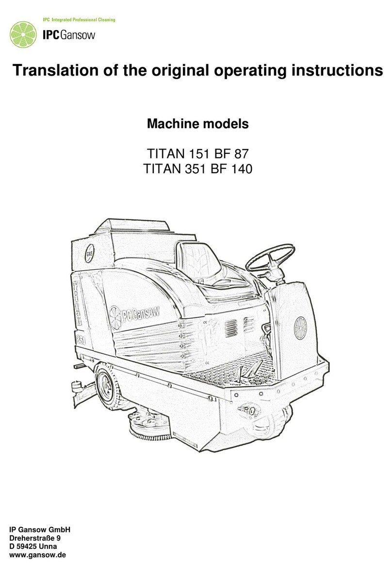 IPC Gansow TITAN 151BF 87 Translation of the original operating instructions IPC Gansow TITAN 151BF 87 Translation of the original operating instructions