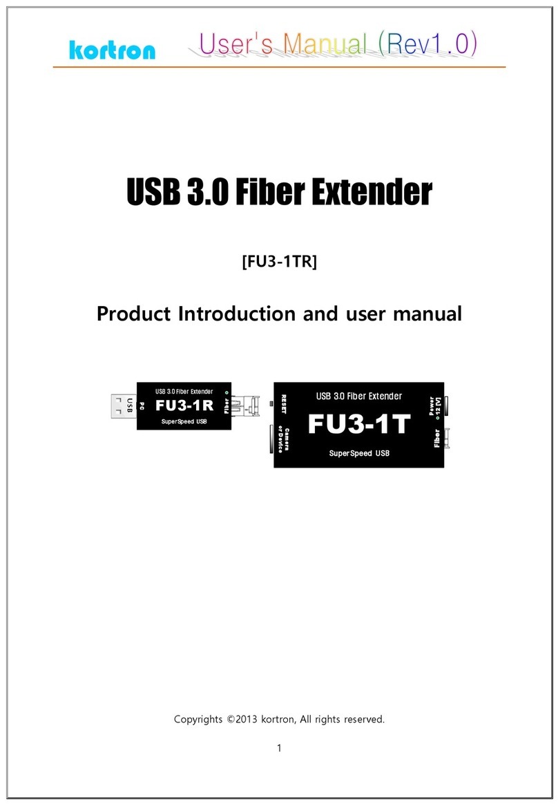 Kortron FU3-1TR Product Introduction and user manual