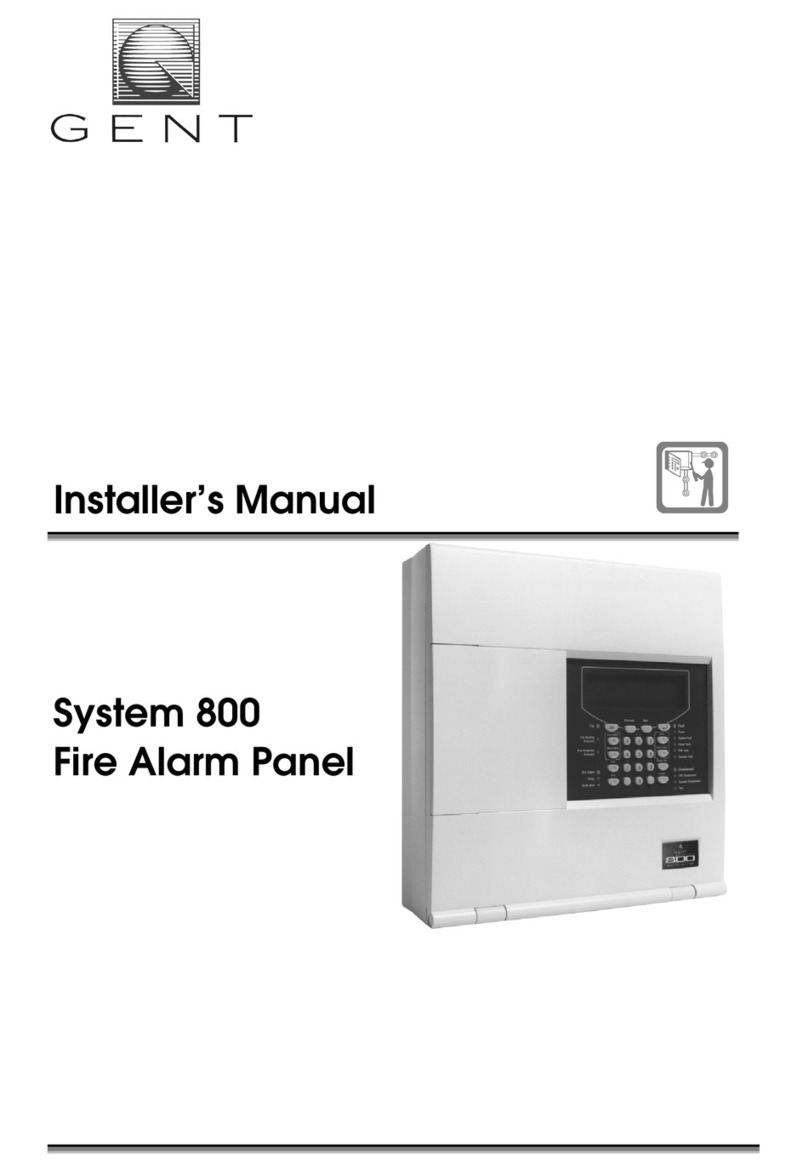 Gent System 800 Installer manual