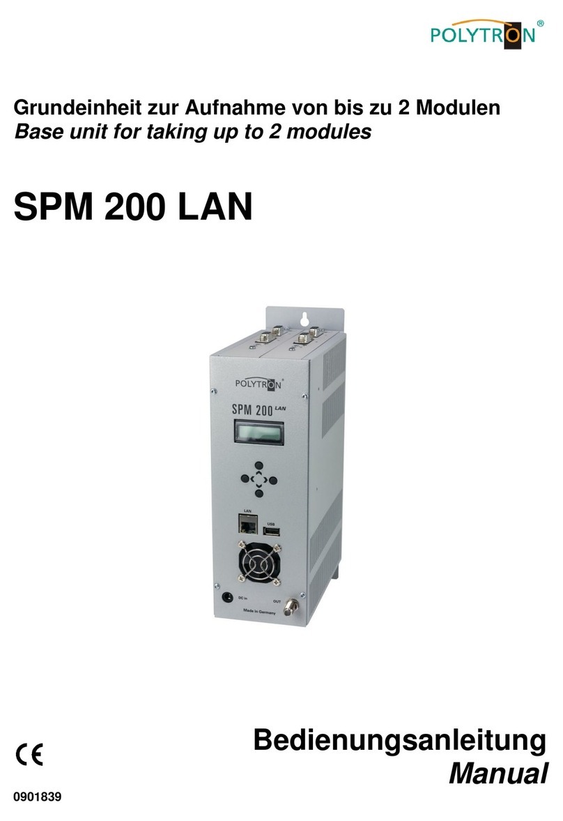 Polytron SPM 200 LAN User manual