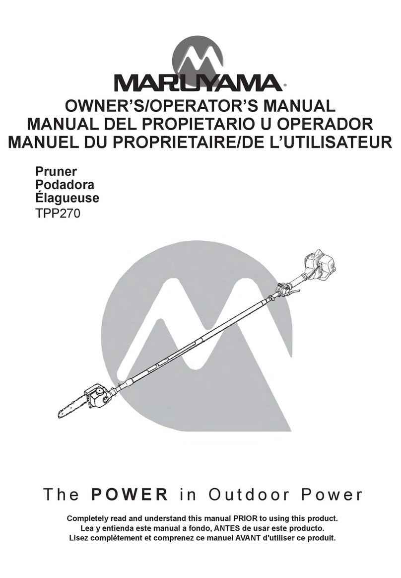 Maruyama TPP270 Owner's manual