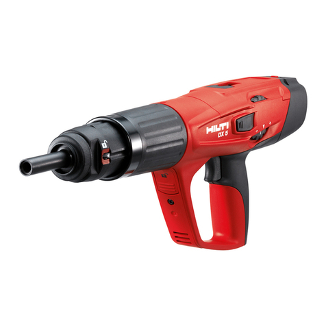 Hilti DX 5 User manual