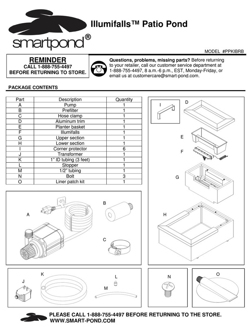 Smartpond Illumifalls PPKIBRB User manual