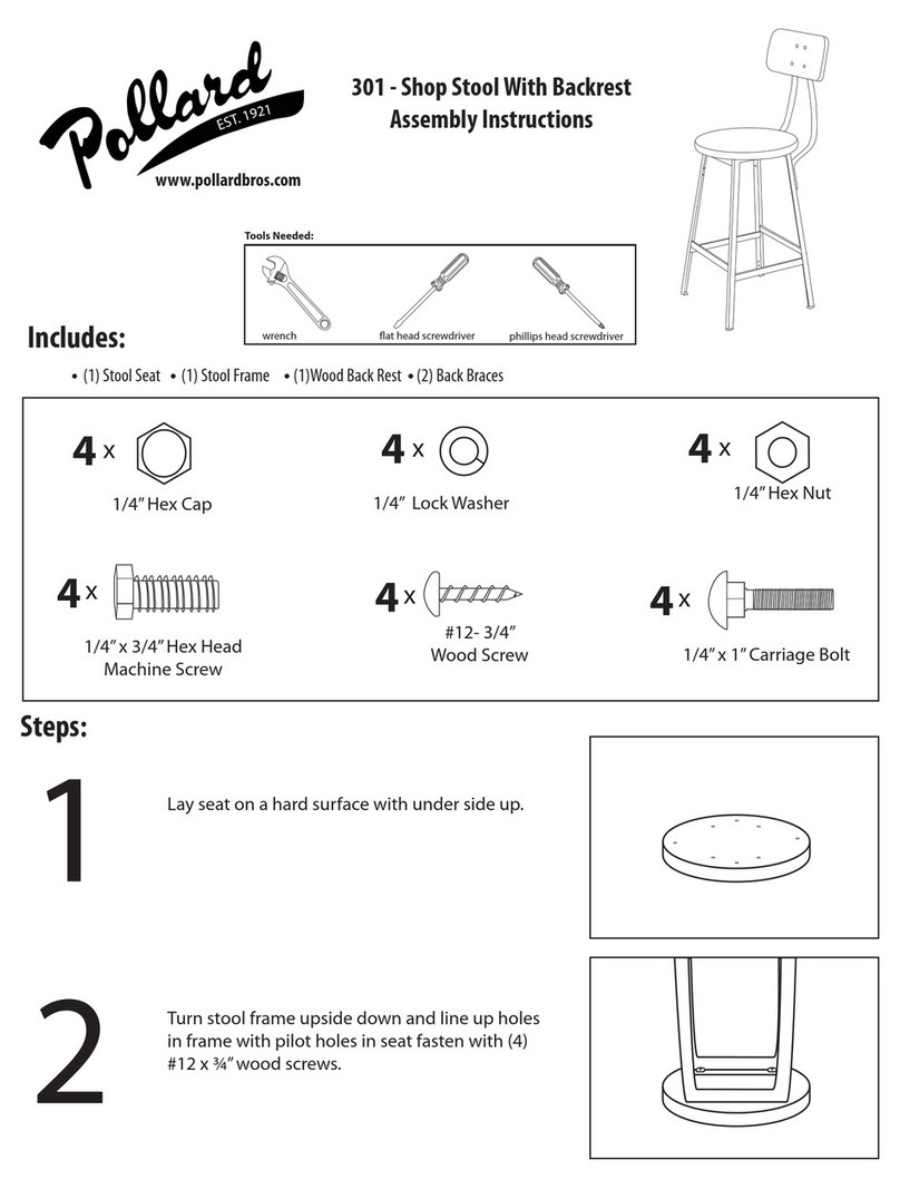 Pollard 301 Assembly instructions