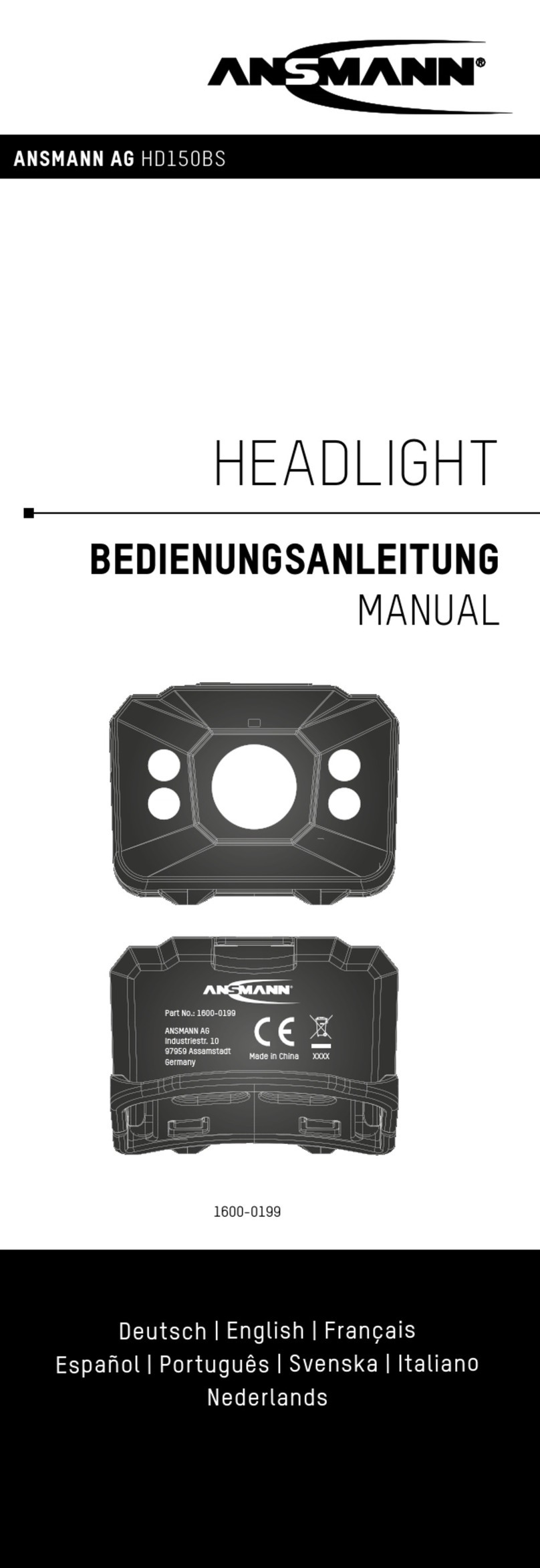 ANSMANN HD150BS User manual ANSMANN HD150BS User manual