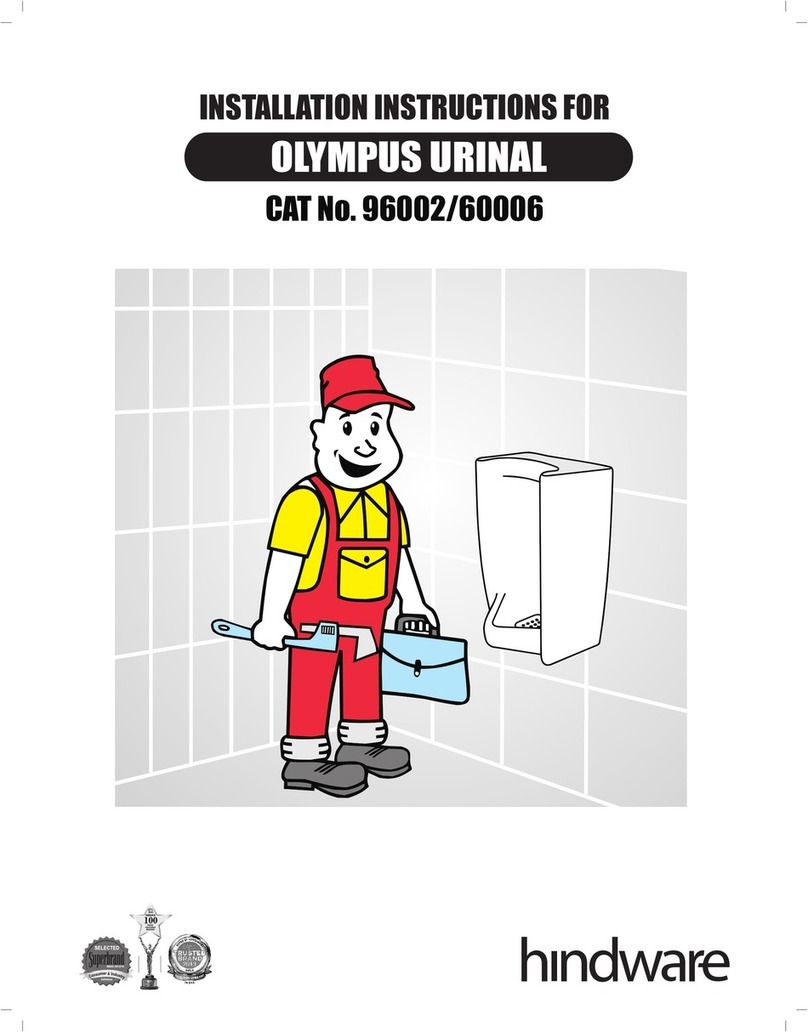 Hindware OLYMPUS URINAL User manual