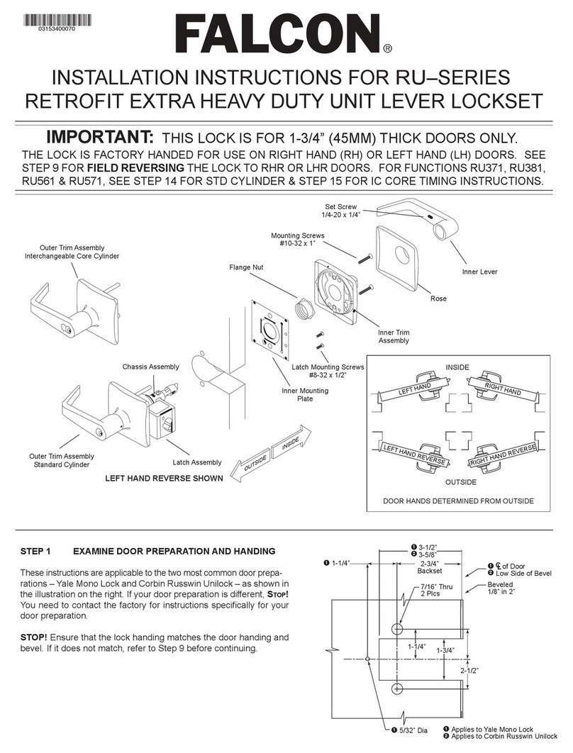 Ingersoll-Rand Falcon RU Series installation instructions