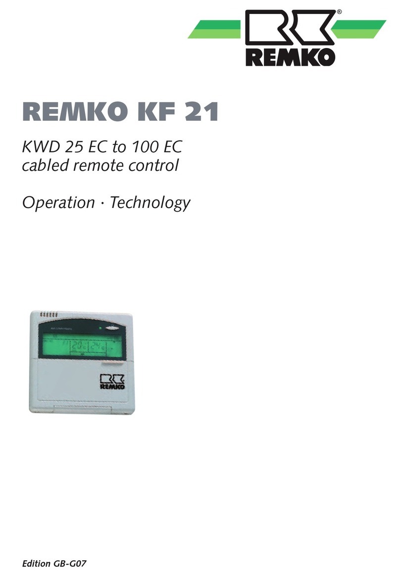 REMKO KF 2 User manual